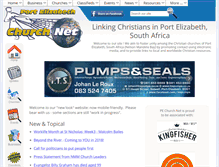 Tablet Screenshot of churchnet.co.za